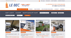 Desktop Screenshot of lebec-bretagne.com